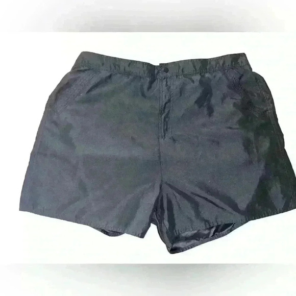 Croft & Barrow Women's  18W Swim Shorts Black with built in brief - Picture 1 of 6